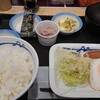 Matsuya - 松屋　ソーセージエッグ定食（納豆）