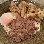 踊るうどん - 肉まいたけ天温玉生じょうゆアップ