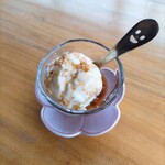 野の花 - デザート アフォガードアイス(コーヒーがけアイスクリーム)