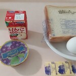オリエンタルベーカリー - 病院の朝食