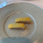 est - アミューズその1   鰆のミキュイ　