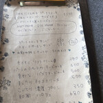 SHIZUKU CAFE - メニュー