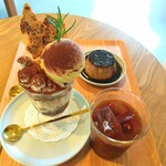 My Home Coffee, Bakes, Beer - ■ティラミスサンデー&アメリカーノセット
      ■ビターキャラメルプリン