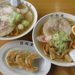 青竹手打ラーメン 日向屋 - 我が家のオーダー･･･5月バージョン。