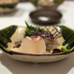 うぶか - 2022.5 向付（車海老 鯛）