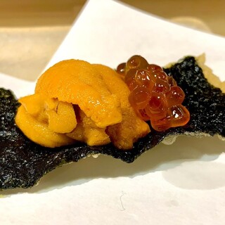 [Cost rate 100%! ! ] Sea urchin seaweed tempura