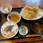 あか池 - 天ぷら定食1,480円