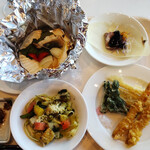 乃の風リゾート - 蒸し料理　パスタ　天ぷら　ジンギスカンの北京ダック風