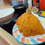 なかよし - アジフライ定食 490円