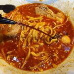 ラーメン二郎 - 赤酢投入～♪