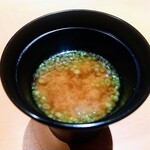 甲陽園 すし佳 - 赤だし