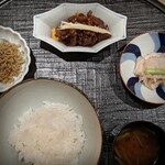 新ばし 星野 - お食事のお供。ご飯が美味しい♡