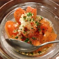 ざくろ 銀座店 - トマトサラダ^_^