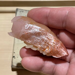 すし宮川  - 金目鯛昆布〆