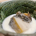 すし宮川  - 蝦夷鮑と肝ソース