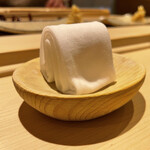 すし宮川  - 指拭き