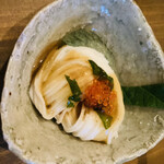 To Akari - お通し、山芋ソーメン