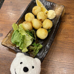 Hacchou Kura - 新じゃがのバター焼き Grilled New Potatoes with Butter at Hacchokura, Hamamatsu Ekimachi！♪☆(*^o^*)