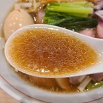麺処 にし尾 - スープ