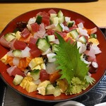 Sukiyaki shabu shabu kaiseki ryouri azuki - ばらちらし丼