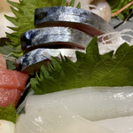 旬酔基じ - 〆鯖･ヤリイカ♬