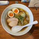 中華そばつけそば 千思萬考 - 朝ラーメン[醤油](鶏ﾁｬｰ、味玉TP)