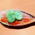 甲陽園 すし佳 - 空豆