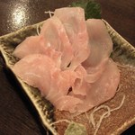 金町製麺 - '13/03/01 刺身（イサキだったかな…^^;）400円