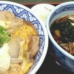 桂庵 - 他人丼セット2013.2