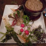 ア ミオ アージョ - 岡山の農園「Ortaglia」　無農薬野菜のバーニャカウダ