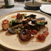 GRIGLIA Pagina - 日間賀島 真蛸 烏賊墨 ノッケッテ レモンとバジルの香り