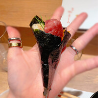 北新地 鮨 栞庵 やましろ - ネギとろ手巻き