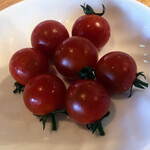 あつみ食堂 - このミニトマトの酸味と甘みのバランスがよいです