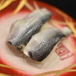 元祖寿司 - 小肌（１０４円）２０２２年５月