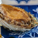 魚山人 - あわび酒蒸し