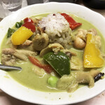 がばちょ - グリーンカレー（米）（630円）