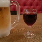 CAFE RIGOLETTO - ランチセットBに付く小ワイン