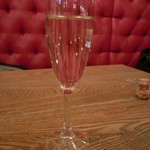 CAFE RIGOLETTO - スプマンテをボトルで頂く！（\2500）