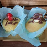 rainbow muffins - 