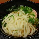 あじわい処 麺 - かけうどん ねぎトッピング 麺の状態 (2022.05.26)