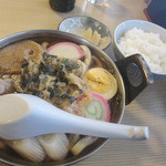 Sarashina Shokudou - 鍋焼きうどんと小ライス