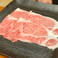 北新地しゃぶしゃぶすき焼き きらく - 霜降り和牛サーロイン