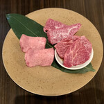 Sato Buriand - 厚切りタン塩、厚切りハラミ、たれの赤身肉