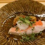 鮨 むらやま - 賀茂茄子と金目鯛