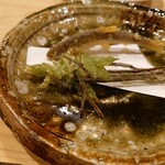 鮨 むらやま - 稚鮎と漉油の天婦羅