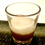 カンテサンス - スッキリながらも濃厚な冷製オニオンスープ　美味しいですよ