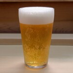 家庭料理 小川 - スーパードライ生ビール