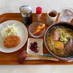 喫茶マイウェイ - ラーメン定食（ご飯抜き）