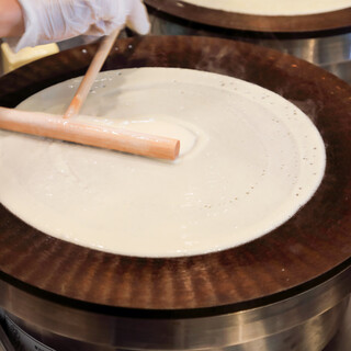 Each Crepes is carefully baked to perfection!