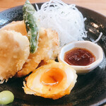 Kashiwa - とり天定食700円